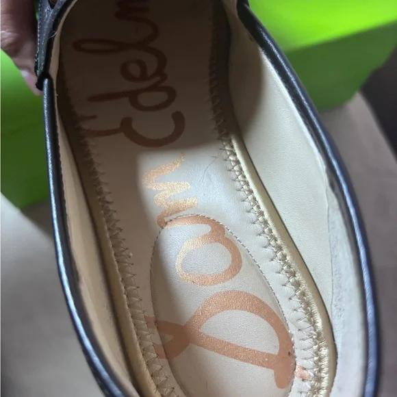 Sam Edelman Black Leather Loraine Loafers - Picture 6 of 9